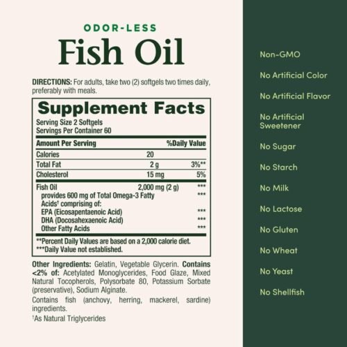 Nature's Bounty Fish Oil Price in Bangladesh