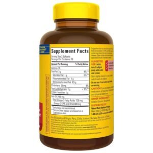 Nature Made Fish Oil Capsule in Bangladesh | Omega 3 (1200 mg) 100 Capsules price in Bangladesh