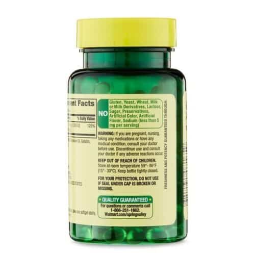 Spring Valley™ Vitamin D3, 25 Mcg (1,000 IU)