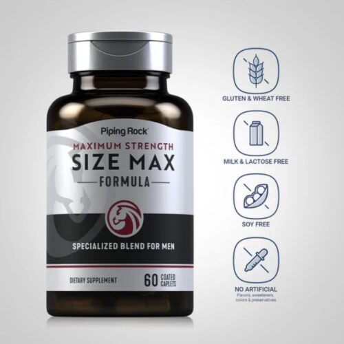 Piping Rock Size Max Male Enhancement Formula (60 Tablets) Price in Bangladesh