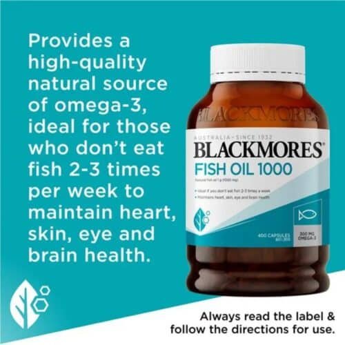 Blackmores Fish Oil 1000mg (400 Capsules)