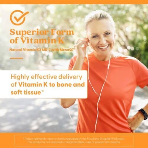 Doctor's Best Vitamin K2 MK7 supplement facts