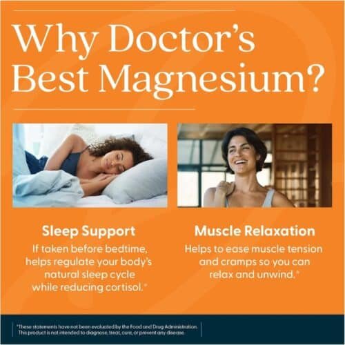 Doctor's Best Magnesium Glycinate Tablets in Bd