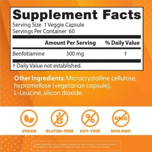 doctors-best-benfotiamine-300-mg-60-veg-capsules-Supplement facts