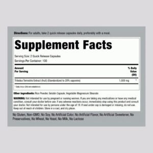  Piping Rock T1000 Tribulus 1000 mg Capsules price in Bangladesh