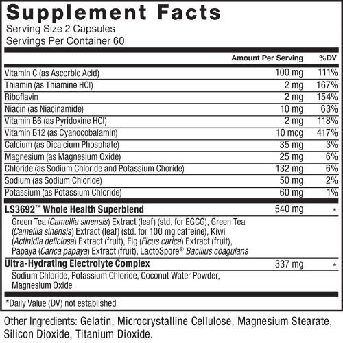 Force Factor ProbioSlim Capsules supplement facts