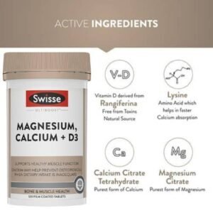 Swisse Magnesium Calcium + Vitamin D3 Tablet Price in Bangladesh