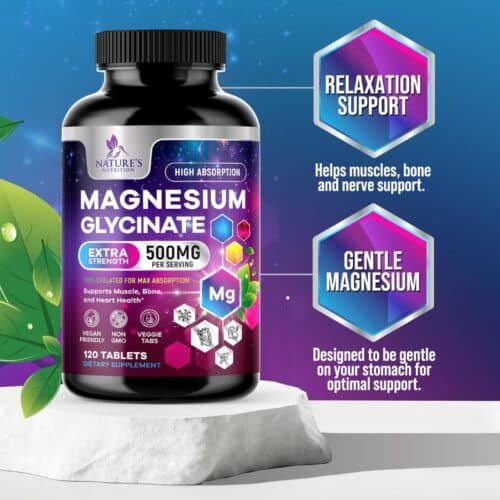 Nature's Nutrition Magnesium Glycinate 500mg table Price in Bd