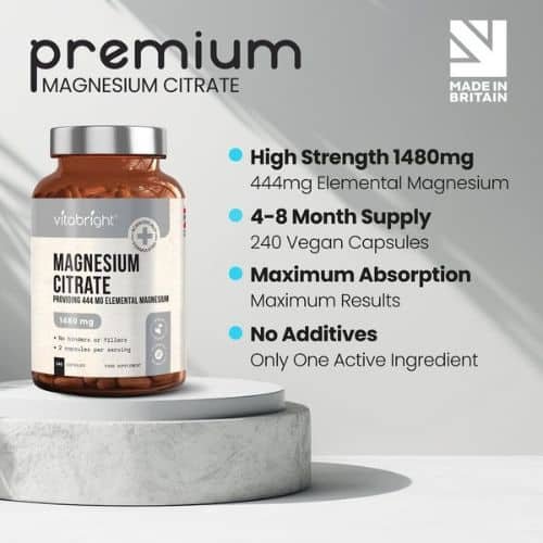 Vitabright Magnesium Citrate 1480mg Capsules in Bangladesh