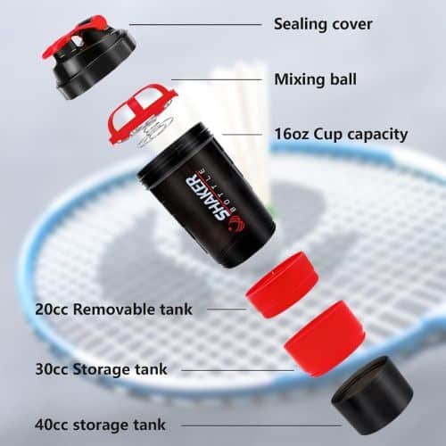 Spider 3 parts Smart Protein Shaker Bottle 500ml Price in Bangladesh