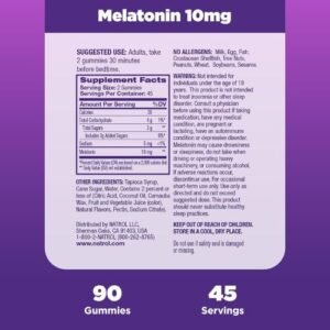 Natrol Melatonin Gummies 10 Mg