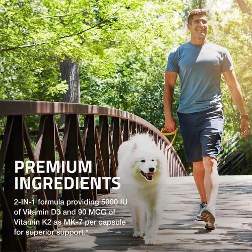 Bronson Vitamin K2 Plus D3 Capsules