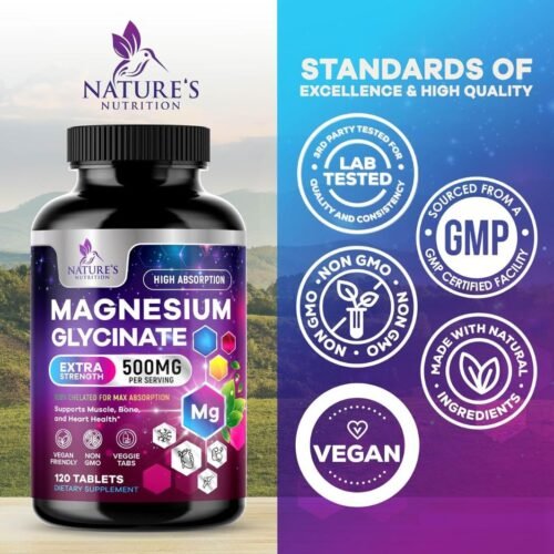Nature's Nutrition Magnesium Glycinate 500mg table Price in Bangladesh