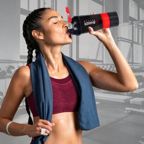 Spider 3 parts Smart Protein Shaker Bottle 500ml