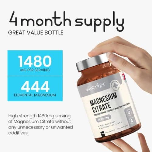 Vitabright Magnesium Citrate 1480mg Capsules Price in Bd
