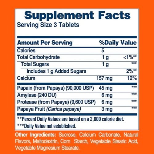 American Health Original Papaya Digestive Enzymes
