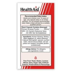 HealthAid Korean Ginseng Capsules Price in Bangladesh