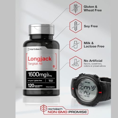 Horbaach Longjack Tongkat Ali 1600mg Capsule in Bangladesh 