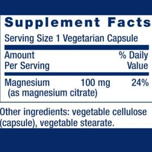 Life Extension Magnesium Citrate Capsules