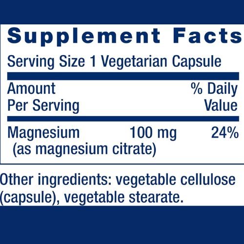 Life Extension Magnesium Citrate Capsules
