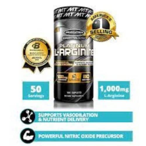 Muscletech 100% Platinum L Arginine in bd
