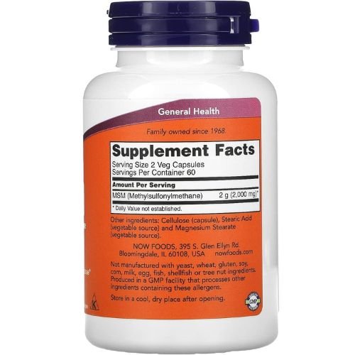NOW Foods MSM 1000 mg Capsule in Bangladesh