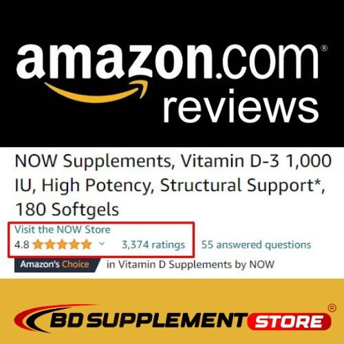 NOW Supplements Vitamin D3 1000 iu