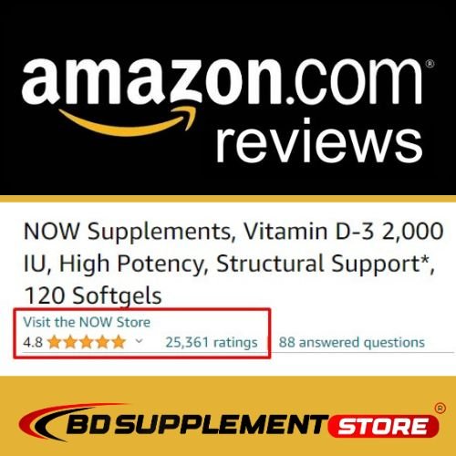NOW Supplements Vitamin D3 2000 iu