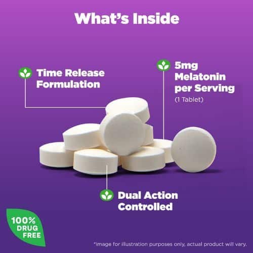 Natrol Melatonin 5 mg Tablet in bd