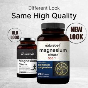 Naturebell Magnesium Citrate 500mg Capsule in Bangladesh 