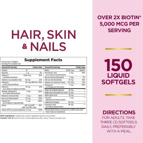 Nature's Bounty Hair Skin and Nails