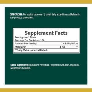 Nature’s Bounty Melatonin 1mg price in Bd