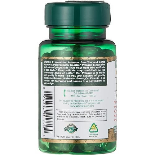 Nature's Bounty Vitamin E 400 IU in Bangladesh