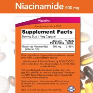 Now Niacin 500 mg