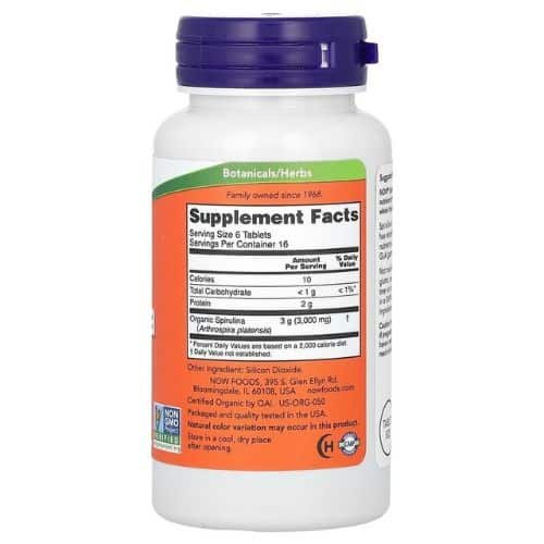 Now Organic Spirulina 500mg Tablet in Bangladesh