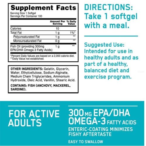 OPTIMUM NUTRITION FISH OIL