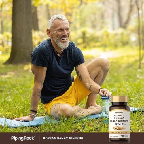 Piping Rock Authentic Korean Panax Ginseng 1500mg capsules Price in Bangladesh 