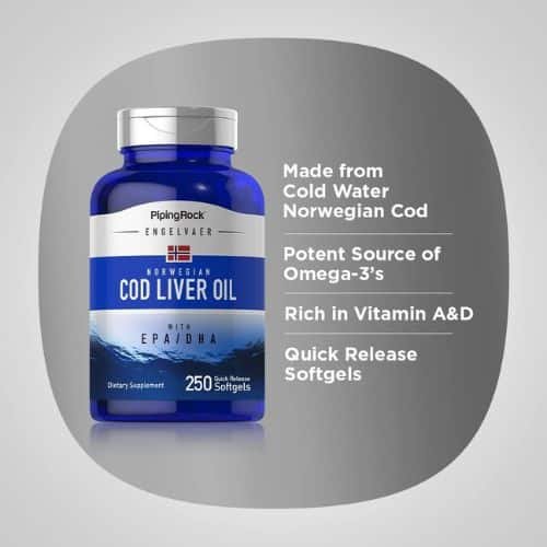 Piping Rock Cod Liver Oil Capsules in Bangladesh