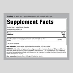 Piping Rock Maca Root Capsules