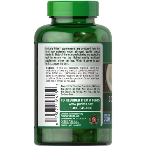 Puritan's Pride Coconut Oil 1000 mg in Bangladesh