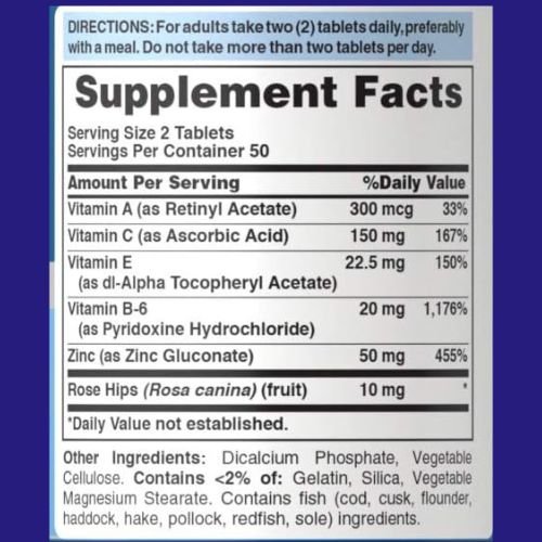Puritan's Pride Zinc for Acne Tablet