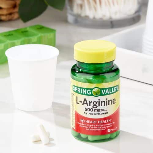 Spring Valley L Arginine 500mg in bd