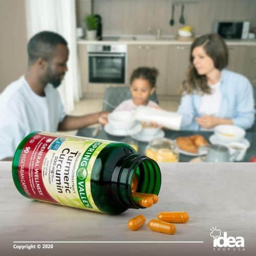 Spring Valley Turmeric Curcumin 500mg Capsule in Bangladesh