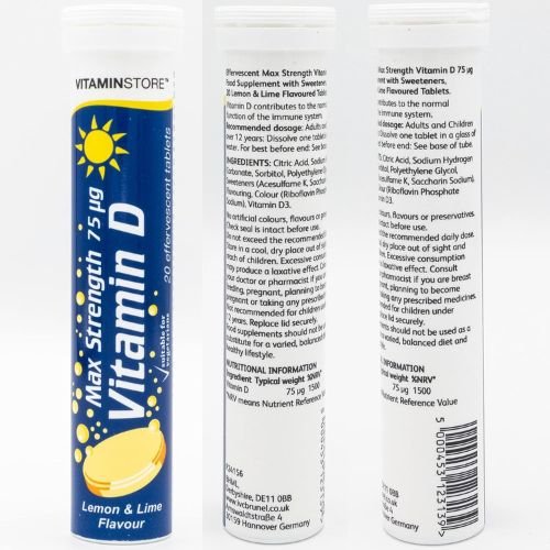 Vitamin Store Vitamin D Effervescent Tablet Price in Bangladesh 