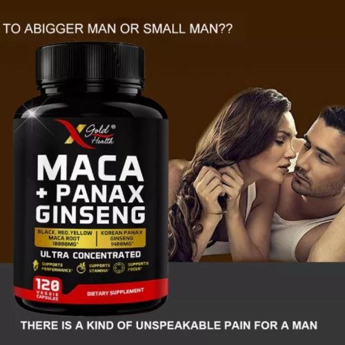 X Gold Health Maca Panax Ginseng Capsule in Bangladesh