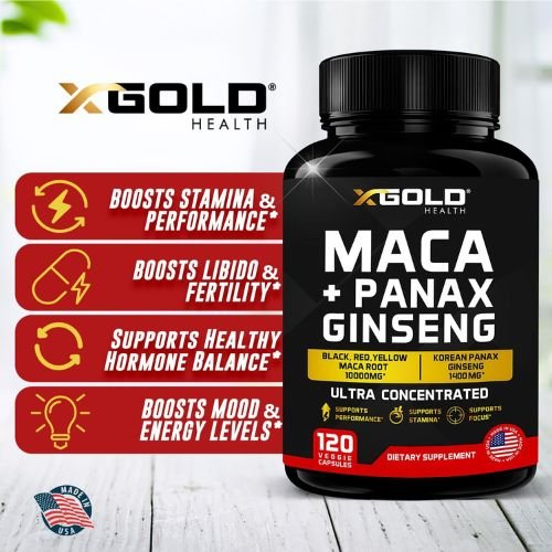 X Gold Health Maca Panax Ginseng Capsule price in Bangladesh