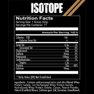 isotope 100 whey isolate 5 lbs