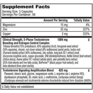 mhp t bomb 3xtreme nutrition facts