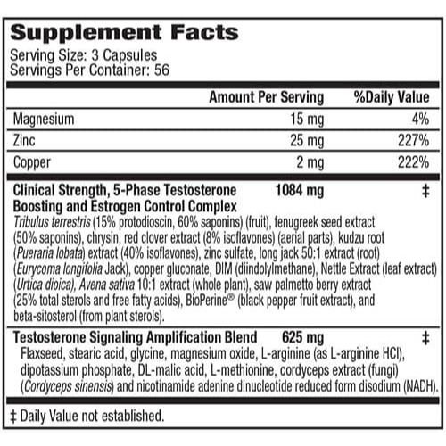 mhp t bomb 3xtreme nutrition facts