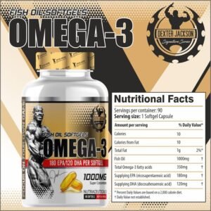 Dexter Jackson Fish Oil Softgels Omega-3 1000mg price in Bangladesh